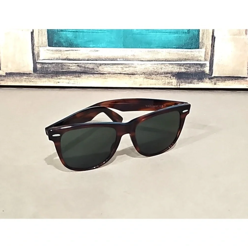 VINTAGE B&L RAY-BAN L1725 XWAS‎ G15 UV CRYSTAL SHINY TORT WAYFARER II SUNGLASSES